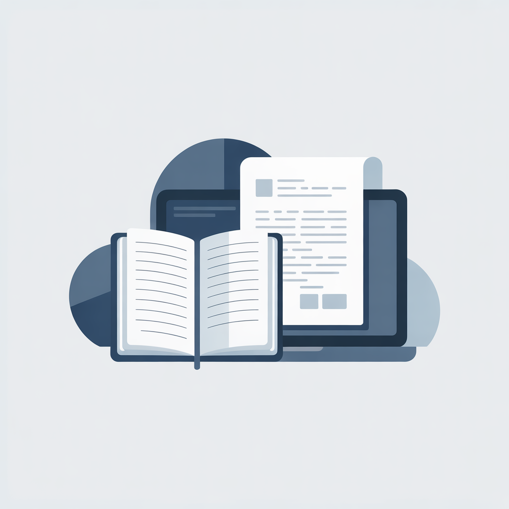 Ideogram V3.0 Minimalist Corporate Illustration Of An Open Notebook With Handwritten Text Besi 3